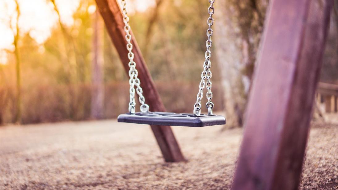 Schaukel im Stadtpark